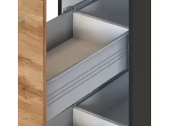 Held Möbel Apothekerschrank Sorrento 30x200x60cm 2 Auszüge Wotan.-Graf.