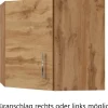 Held Möbel Küchen-Eck-Hängeschrank Sorrento BxHxT 60x57x60cm WotanEiche