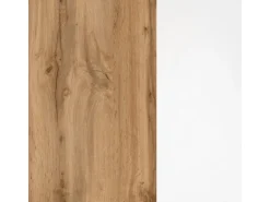 Held Möbel Küchen-Eck-Hängeschrank Sorrento BxHxT 60cmx57cmx60cm Weiß-WotanEiche