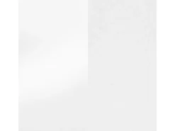 Held Möbel Küchen-Eckschrank Mailand 110 cm Hochglanz Weiß/Weiß