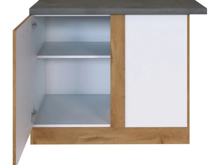 Held Möbel Küchen-Eck-Unterschrank Sorrento 110x85x60cm m. Wotaneic.