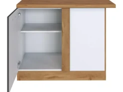 Held Möbel Küchen-Eck-Unterschrank Sorrento 110x85x60cm Tür + EL-B. Anth.-Wotan.