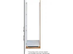 Held Möbel Küchen-Gefrierschrankumbau Sorrento 60x200x60 cm Anthr.-WotanEiche