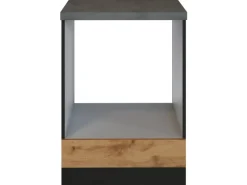 Held Möbel Küchen-Herdumbau Sorrento 60x85x60cm Nische f. Ofen WotanEiche-Grafit