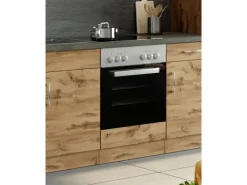Held Möbel Küchen-Herdumbau Sorrento B60 x H85 x T60cm Nische f. Ofen Wotaneiche