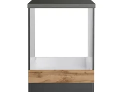 Held Möbel Küchen-Herdumbauschrank Turin 60 cm Wotaneiche/Graphit