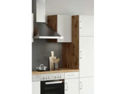 Held Möbel Küchen-Hängeschrank Sorrento BxHxT 40cm x 57cm x 34cm Weiß-Wotaneiche