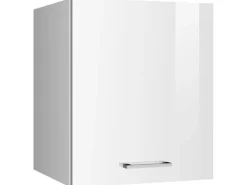 Held Möbel Küchen-Hängeschrank Mailand 50 cm Hochglanz Weiß/Weiß