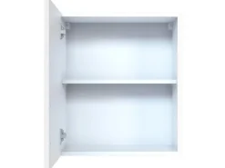 Held Möbel Küchen-Hängeschrank Mailand 50 cm Hochglanz Weiß/Weiß