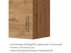 Held Möbel Küchen-Hängeschrank Sorrento BxHxT 50x 57x 34cm Wotaneiche-Wotaneiche