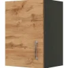 Held Möbel Küchen-Hängeschrank Sorrento BxHxT 40cmx57cmx34cm WotanEiche-Grafit