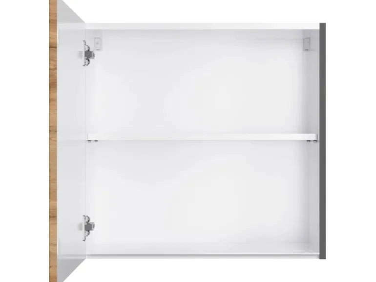 Held Möbel Küchen-Hängeschrank Turin 60 cm Wotaneiche/Graphit