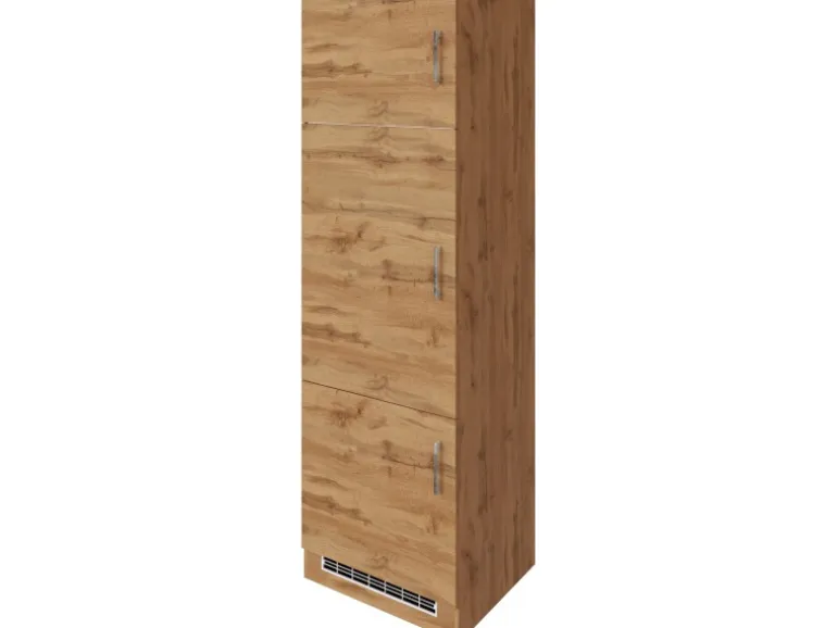 Held Möbel Küchen-Kühlschrankumbau Sorrento B60 x H200 x T60cm Nische Wotaneiche