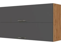 Held Möbel Küchen-Klapphängeschrank Sorrento B110xH57xT34cm Anthra.-WotanEiche