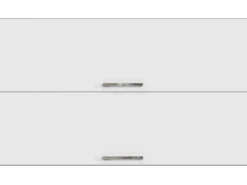 Held Möbel Küchen-Klapphängeschrank Sorrento BxHxT 100x 57x 34cm Weiß-Wotaneiche