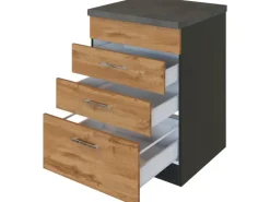 Held Möbel Küchen-KochfeldKüchen-Umbauschrank Sorrento 60 x 85 x 60cm