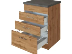 Held Möbel Küchen-Kochfeldumbauschrank Sorrento 60x85x60cm