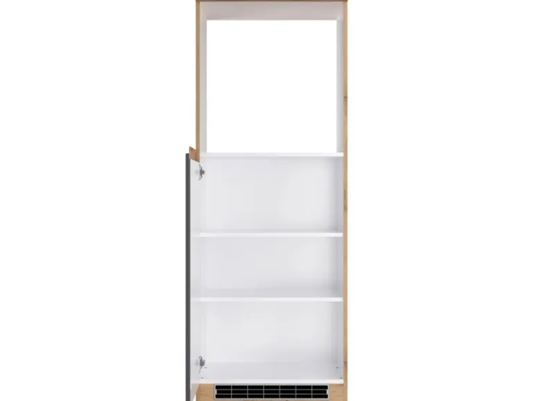 Held Möbel Küchen-OfenKüchen-Umbauschrank Turin 60 cm Graphit/Wotaneiche