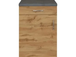 Held Möbel Küchen-Unterschrank Sorrento 50x85x60cm 1 Auszug WotanEiche