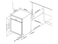 Held Möbel Küchenzeile Mailand 340 cm Weiß Hochglanz-Weiß Matt mit E-Geräten