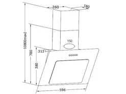 Held Möbel Küchenzeile Mailand 290 cm Weiß Hochglanz-Weiß Matt mit E-Geräten