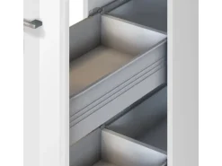 Held Möbel Küchenzeile Mailand 330 cm Weiß Hochglanz-Weiß Matt mit E-Geräten