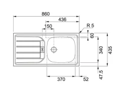 Held Möbel Küchenzeile Mailand 300 cm Weiß Hochglanz-Weiß Matt mit E-Geräten
