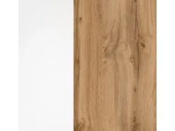 Held Möbel Küchenzeile Sorrento 210/ 270 cm Weiß-Wotaneiche Winkel