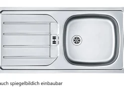 Held Möbel Küchenzeile Sorrento 210/ 270 cm Wotaneiche-Grafit o. E-Geräte Winkel