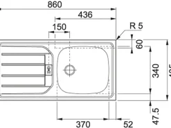 Held Möbel Küchenzeile Sorrento 360 cm Weiß-Wotaneiche ohne E-Geräte