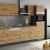 Held Möbel Küchenzeile Sorrento 270 cm Wotaneiche-Grafit