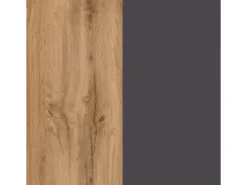 Held Möbel Küchenzeile Turin 300 cm Graphit-Wotaneiche mit E-Geräten