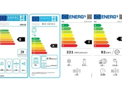 Held Möbel Küchenzeile Turin 330 cm Wotaneiche-Graphit mit E-Geräten