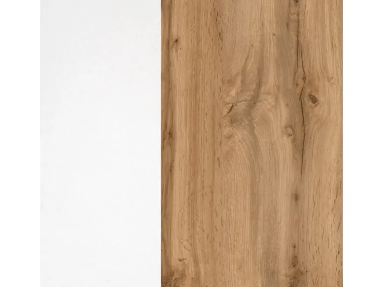 Held Möbel Winkelküche 240 cm - 270 cm Matt Weiß-Wotaneiche