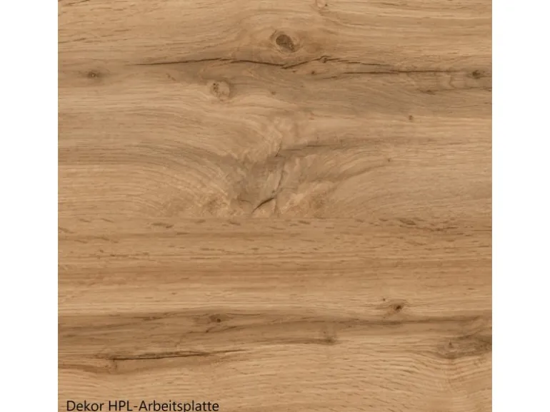 Held Möbel Winkelküche Turin 240 x 300 cm Graphit-Wotaneiche ohne E-Geräte