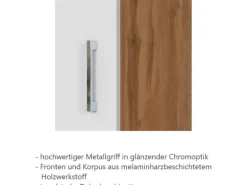 Held Möel Küchen-Kühlschr.umau Sorrento 60x200xT60cm Nische Weiß-WotanEiche