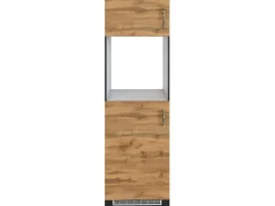 Held Möel Küchen-Ofen-Kühlschr.umau Sorrento 60x200xT60cm WotanEiche-Grafit