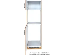 Held Möel Küchen-Ofen-Kühlschr.umau Sorrento 60x200x60cm KS-Nische WotanEiche