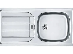 Held Möel Küchen-Spülenschrank Sorrento 100x85xT60cm 2 Türen WotanEiche-Grafit