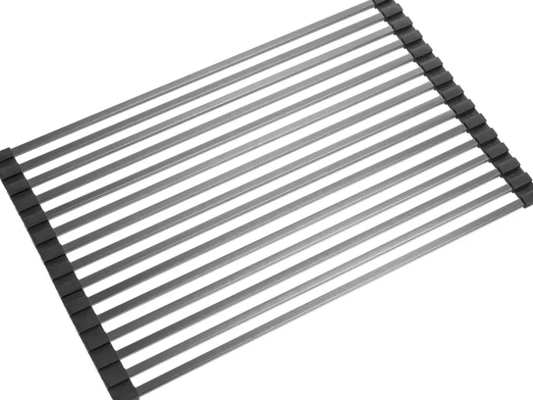Helika Aufrollbares Abtropfgitter 45 cm x 28 cm Anthrazit