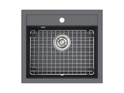 Helika Bodengitter für Spüle Helika Quadro 45 cm x 32 cm Edelstahl