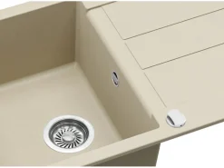 Helika Drehexcenter Siebkorbventil Ø 11,4 cm  für Helika Spülbecken Chrom