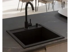 Helika Einbau-Seifenspender 350 ml Schwarz