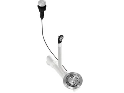 Helika Einbauspüle Esta 47 cm x 44 cm Elfenbein inkl. Druckknopfventil