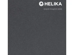 Helika Einbauspüle Granitverbundstoff Nova 46 cm x 51 cm Graphit