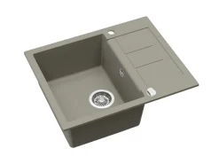 Helika Einbauspüle Granitverbundstoff  62 cm x 50 cm Betongrau