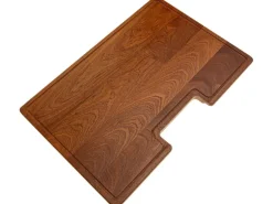 Helika Schneidebrett für Spüle Helika Tesa 47 cm x 32 cm Sapeli Holz