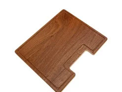 Helika Schneidebrett für Spüle Helika Quadro 36 cm x 30 cm Sapeli Holz