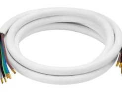 Herdanschlusskabel H05VV-F 5 m Weiß