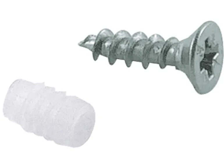 Hettich Topf-Befestigungsschraube 3,5 x 13 mm Spreizmuffe 5 x 9 mm 40 Stk.